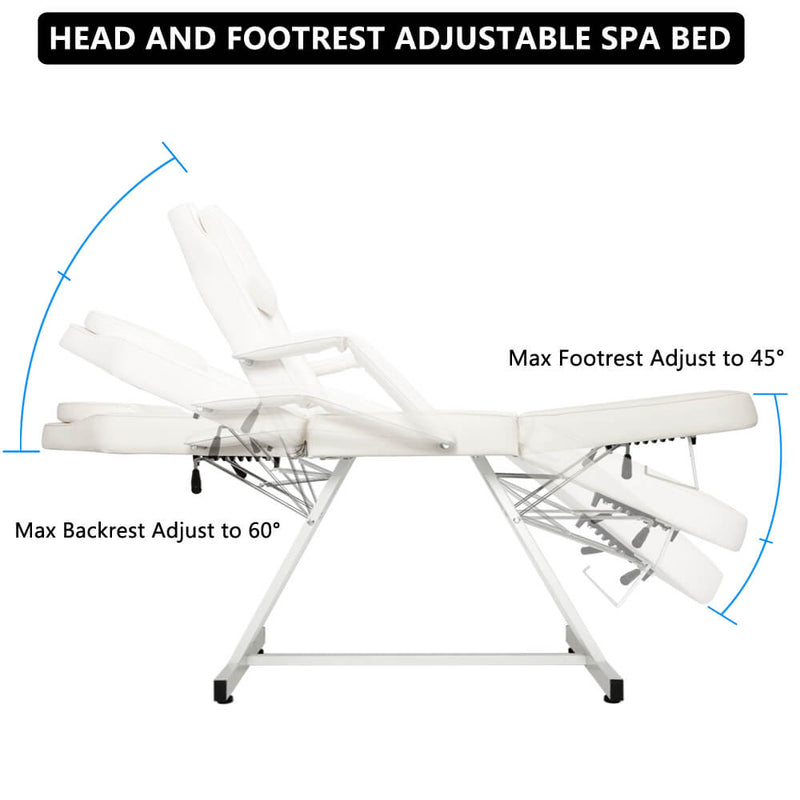Dual-purpose Barber Chair Without Small Stool White