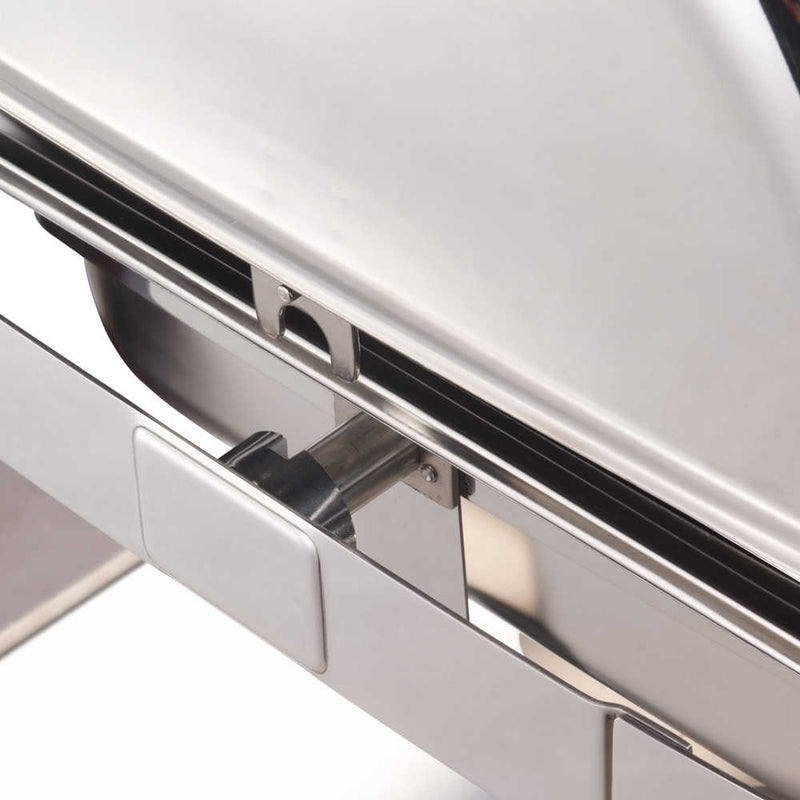 High Grade Rectangular Clamshell Buffet Stove Chafing Dish Food Warmer