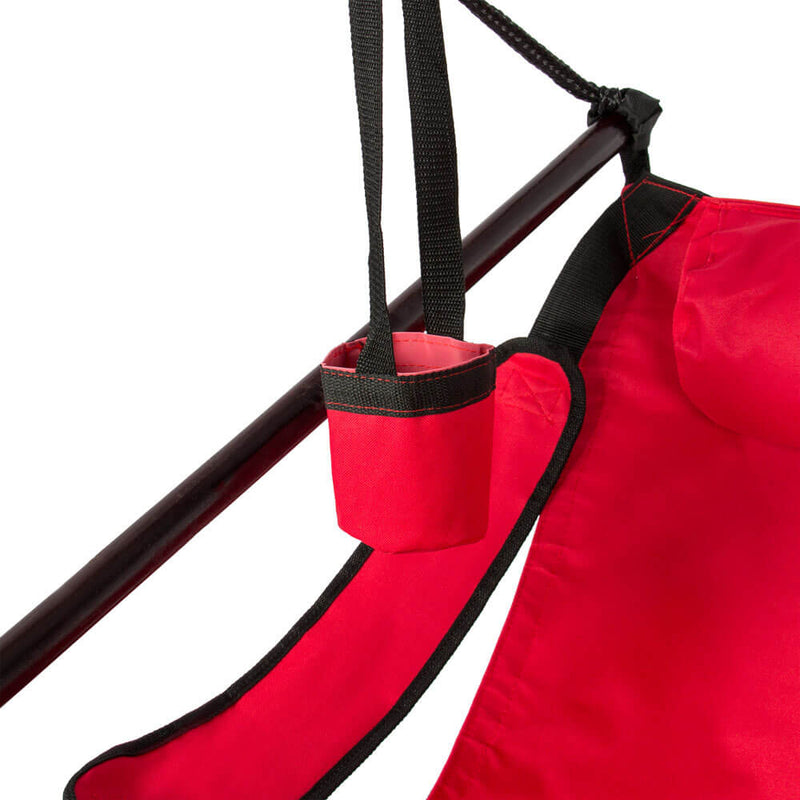 Well-equipped S-shaped Hook High Strength Assembled Hanging Seat Red