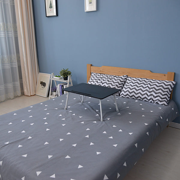 Folding Laptop Desk for Bed with Slot, 23 inches