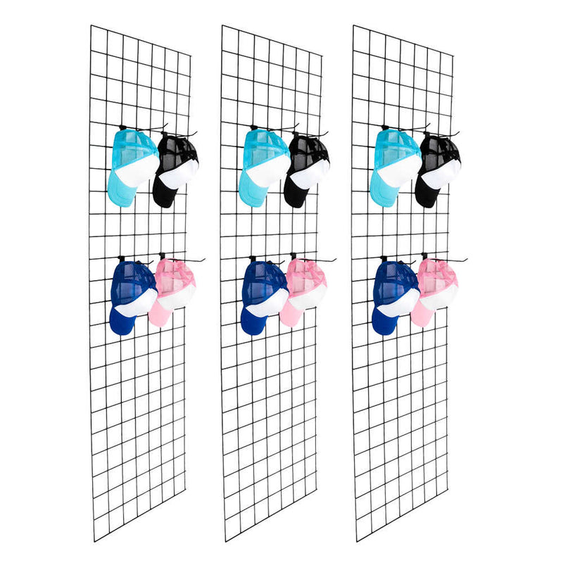 3 Pieces 5mm Iron Mesh Frame Black