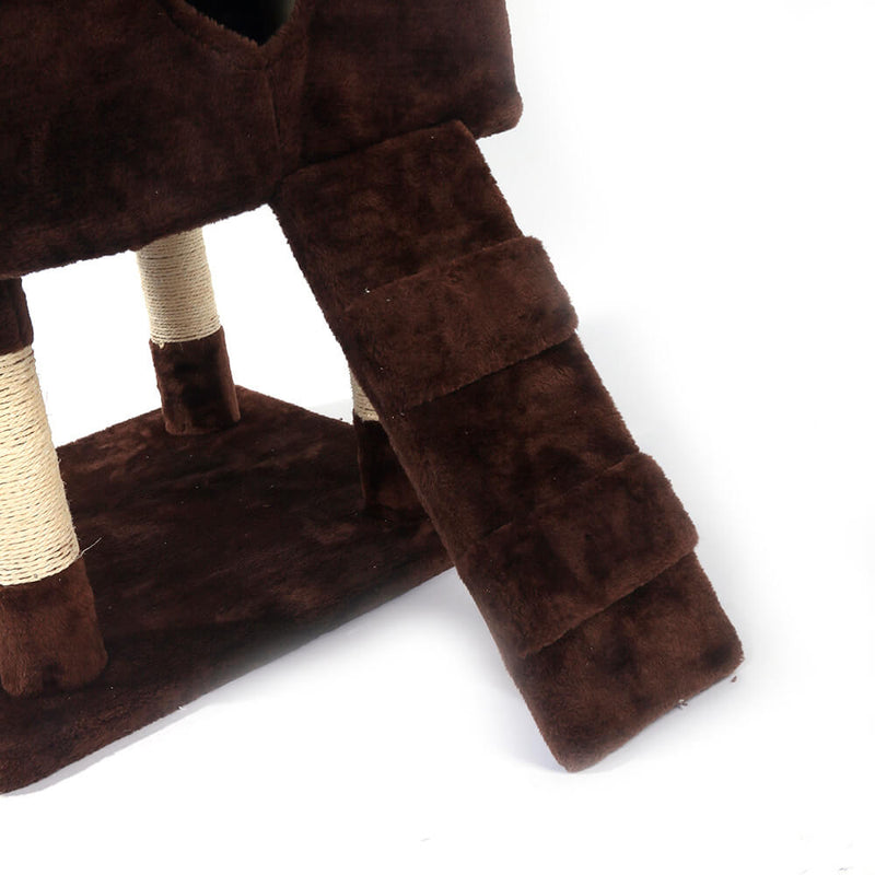 Sisal Hemp Cat Tree Brown 66 inches