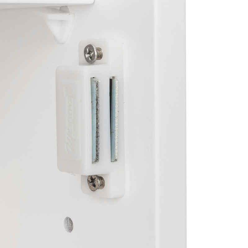 Wall Mounted Cabinet Shelf With Mirror White