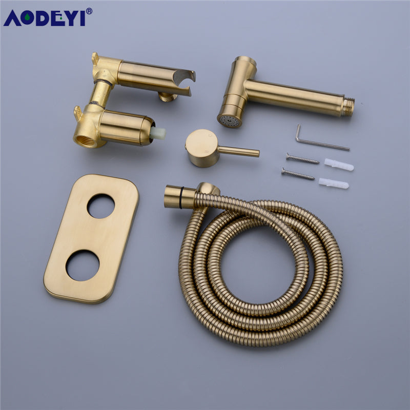 Brass Toilet Bidet Spray Handheld Bidet Diaper Set Bathroom Shower Set