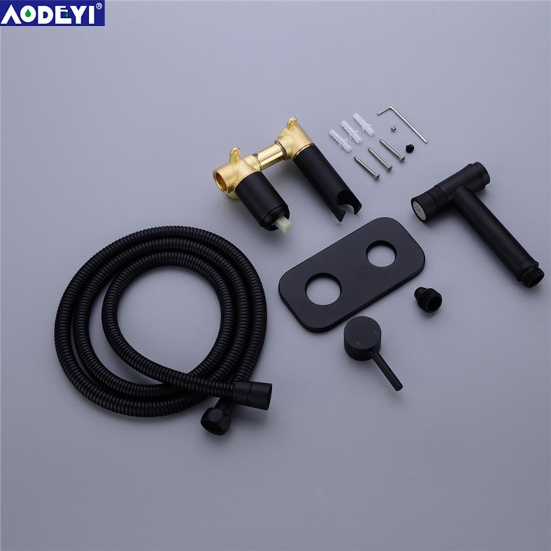 Brass Toilet Bidet Spray Handheld Bidet Diaper Set Bathroom Shower Set