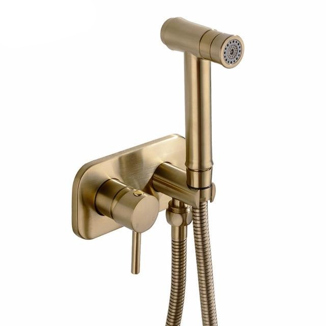 Brass Toilet Bidet Spray Handheld Bidet Diaper Set Bathroom Shower Set